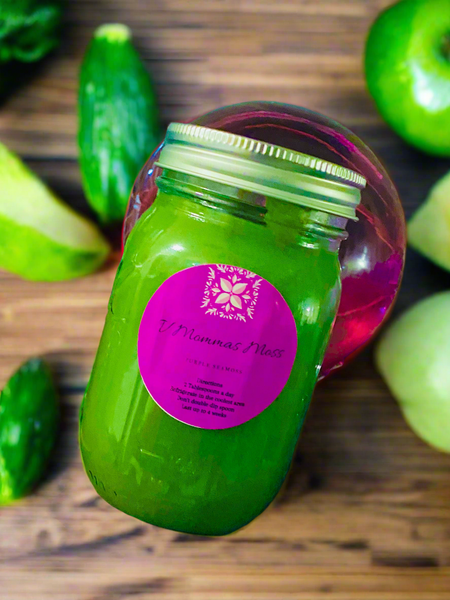 16oz Cucumber, Green Apple, Melon Seamoss